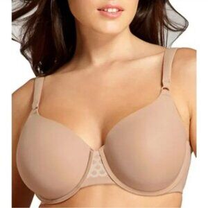 Olga Women's To a Tee Tan Full-Coverage Underwire Contour T-Shirt Bra